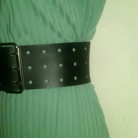 Vintage extra wide rare 3 prong fashion sexy belt main image 7